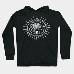 Sak Yant Tattoo Pig Hoodie